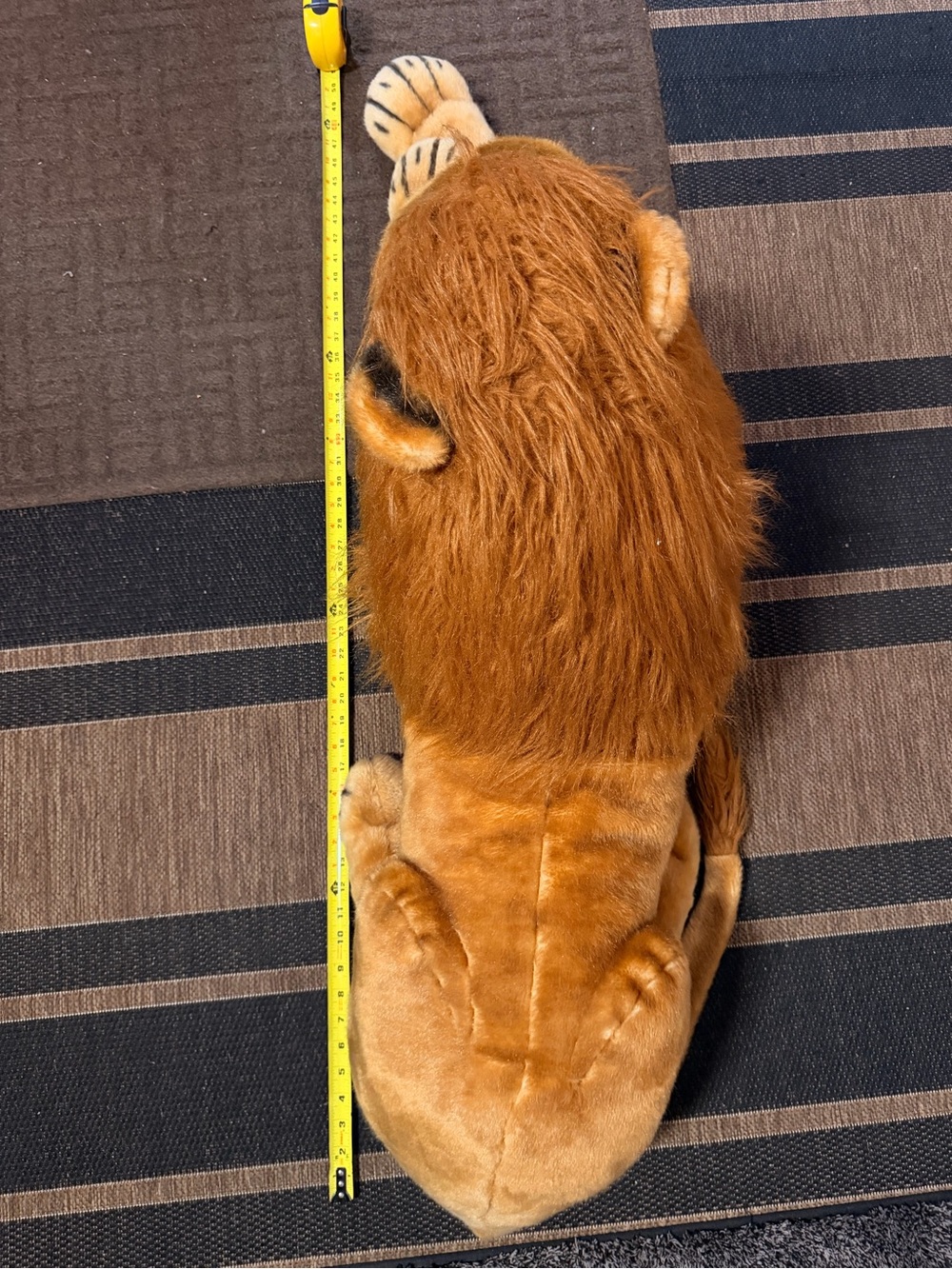 Melissa & Doug Plush Lion Toy - Brown and Cream Mane human size 4ft. - Picture 12 of 16